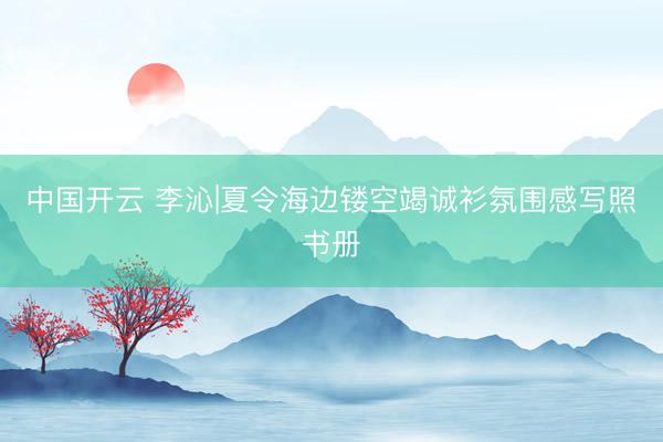 中国开云 李沁|夏令海边镂空竭诚衫氛围感写照书册